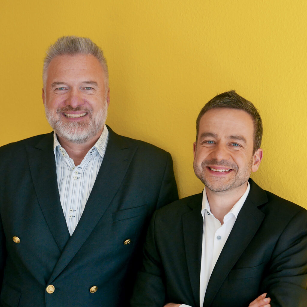 Mensalia Geschäftsführer Christophe Gilet und Dominik Cofalka